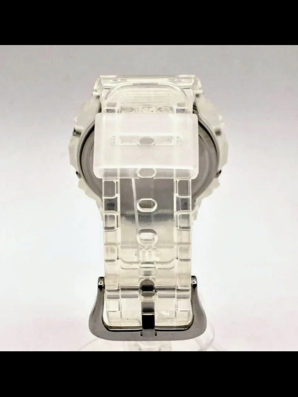 Casio G-Shock X BEAMS Transparent/Clear Digital Watch with Google Play Accent